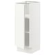 White SEKTION cabinet with adjustable shelves, minimalist design.