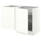 SEKTION Corner base cab w pull-out fitting, white/Aspudden matt white, 50x24x30 "