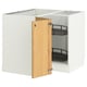 A SEKTION kitchen cabinet with wooden door, drawers, metal hardware, and white finish.