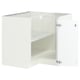 SEKTION Corner base cabinet with shelf, white/Voxtorp matt white, 38x24x30 "