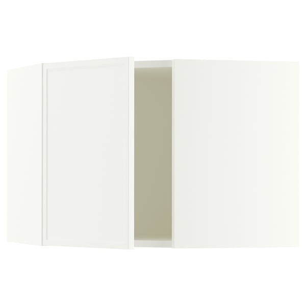 SEKTION Corner wall cabinet, white/Aspudden matt white, 26x15x20 "