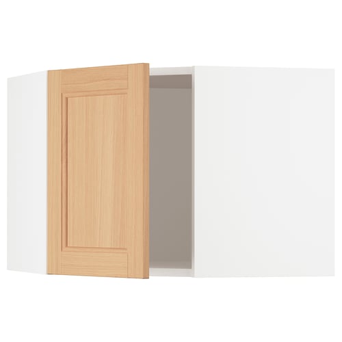 SEKTION light oak wooden cabinet door, rectangular, simple frame design.