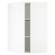 SEKTION white kitchen cabinet, square-shaped, modern design, adjustable shelves.