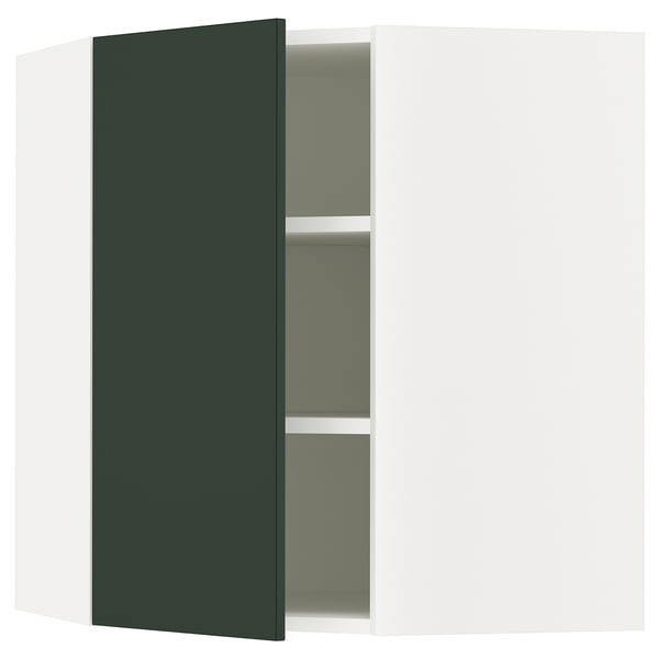 Open ikea SEKTION cabinet, dark inside, shelf shown.