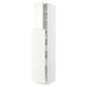SEKTION white kitchen cabinet with adjustable shelves and dampers.