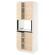 SEKTION light wood kitchen cabinet with white frame.
