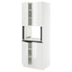 SEKTION: white high-gloss cabinet, modern, tall, sleek design with asian white finish.