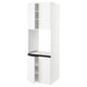 White SEKTION kitchen cabinet with multiple compartments, sleek modern design, made from particleboard and fiberboard.