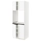 White SEKTION kitchen unit with several shelves; modern, sleek design.