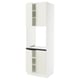 White SEKTION kitchen cabinet with smooth, modern design and multiple storage shelves.