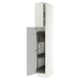 SEKTION High cabinet/pull-out int fittings, white/Aspudden light gray, 15x24x90 "