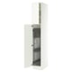 SEKTION High cabinet/pull-out int fittings, white/Aspudden matt white, 15x24x90 "