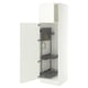 SEKTION High cabinet/pull-out int fittings, white/Aspudden matt white, 24x24x80 "