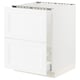SEKTION kitchen cabinet: white, square, sleek design with subtle grain, sturdy frame, full-extension drawer.