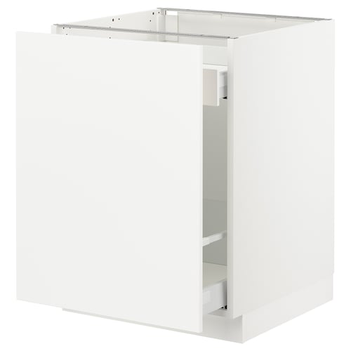 SEKTION white kitchen cabinet, square shape, modern design.