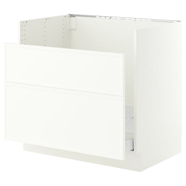 SEKTION / MAXIMERA Base cb f HAVSEN snk/recyc/2 fr, white/Aspudden matt white, 36x24x30 "