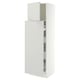 SEKTION / MAXIMERA Hc w p-o func 1dr/4drw, white/Aspudden light gray, 24x24x80 "