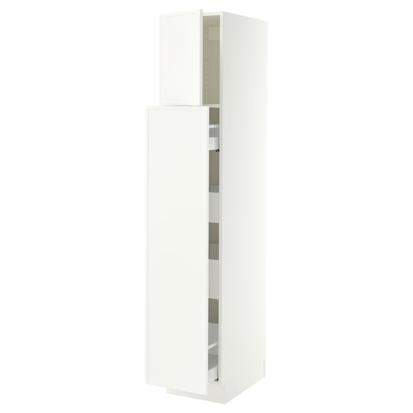 SEKTION / MAXIMERA Hc w p-o func 1dr/4drw, white/Aspudden matt white, 15x24x80 "