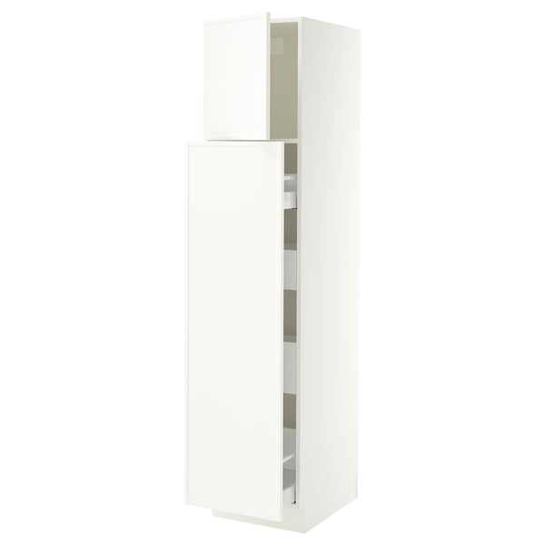 SEKTION / MAXIMERA Hc w p-o func 1dr/4drw, white/Aspudden matt white, 18x24x80 "