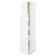 White SEKTION kitchen cabinet with adjustable shelves and soft-close hinges.