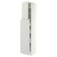 SEKTION / MAXIMERA Hc w p-o func 4drw/1dr/2shlv, white/Aspudden light gray, 18x24x90 "