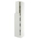 SEKTION / MAXIMERA Hc w p-o func 4drw/1dr/2shlv, white/Aspudden light gray, 15x24x90 "