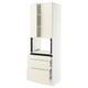 Off-white SEKTION kitchen unit with storage drawers and shelves.