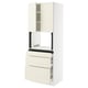Ikea SEKTION off-white kitchen unit with drawers and shelves.