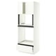 SEKTION / MAXIMERA Hi cb f oven/micro w drawer/2 doors, white/Aspudden matt white, 30x24x80 "