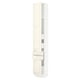 SEKTION kitchen cabinet in off-white, tall and rectangular with adjustable shelves, smooth front, and bevelled edges style.