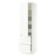 SEKTION / MAXIMERA High cab w door/2 fronts/4 drawers, white/Aspudden matt white, 24x24x90 "