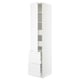 Ikea SEKTION white kitchen cabinet with adjustable shelves and drawers.