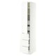 SEKTION / MAXIMERA High cab w door/3 fronts/5 drawers, white/Aspudden matt white, 15x24x80 "