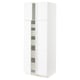 White SEKTION kitchen cabinet with sleek, minimalist design and smooth flat-panel doors.