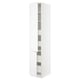 White SEKTION kitchen cabinet, adjustable shelves, reversible door with soft-close mechanism.