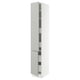 SEKTION kitchen cabinet, light grey sleek modern shelves.