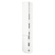 White SEKTION kitchen cabinet, modern design with integrated handles, adjustable shelves, and soft-close door.