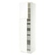 SEKTION / MAXIMERA High cb w 2 doors/shelves/5 drawers, white/Aspudden matt white, 24x24x90 "