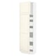 Depicts a tall, white SEKTION cabinet with a door and shelves, offering storage and a traditional design.