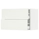 SEKTION kitchen cabinet in white with smooth drawers, sleek design.