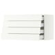 SEKTION / MAXIMERA Wall cabinet with 4 drawers, white/Aspudden matt white, 36x15x20 "
