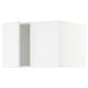 SEKTION white kitchen cabinet; modern design; three sections; adjustable shelves; durable particleboard.