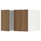 SEKTION kitchen cabinet in walnut-brown with adjustable shelves. Modern, smooth design.