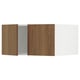 View modern kitchen cabinet, woodgrain finish, rectangular design.
