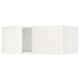 SEKTION white kitchen cabinet, sleek modern design, with adjustable shelves and soft-closing doors.