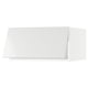 SEKTION white kitchen cabinet, modern & sleek, glossy finish, rectangular shape, minimalist design.