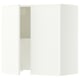 SEKTION Wall cab w built-in extractor hood, white/Aspudden matt white, 30x15x30 "