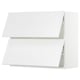 A white ikea SEKTION kitchen cabinet with sleek, flat panels and a modern design.