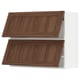 Ikea SEKTION walnut wall cabinet, 30x60cm with wooden doors.