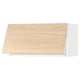 SEKTION kitchen cabinet, light ash wood, white frame, rectangular, modern design.